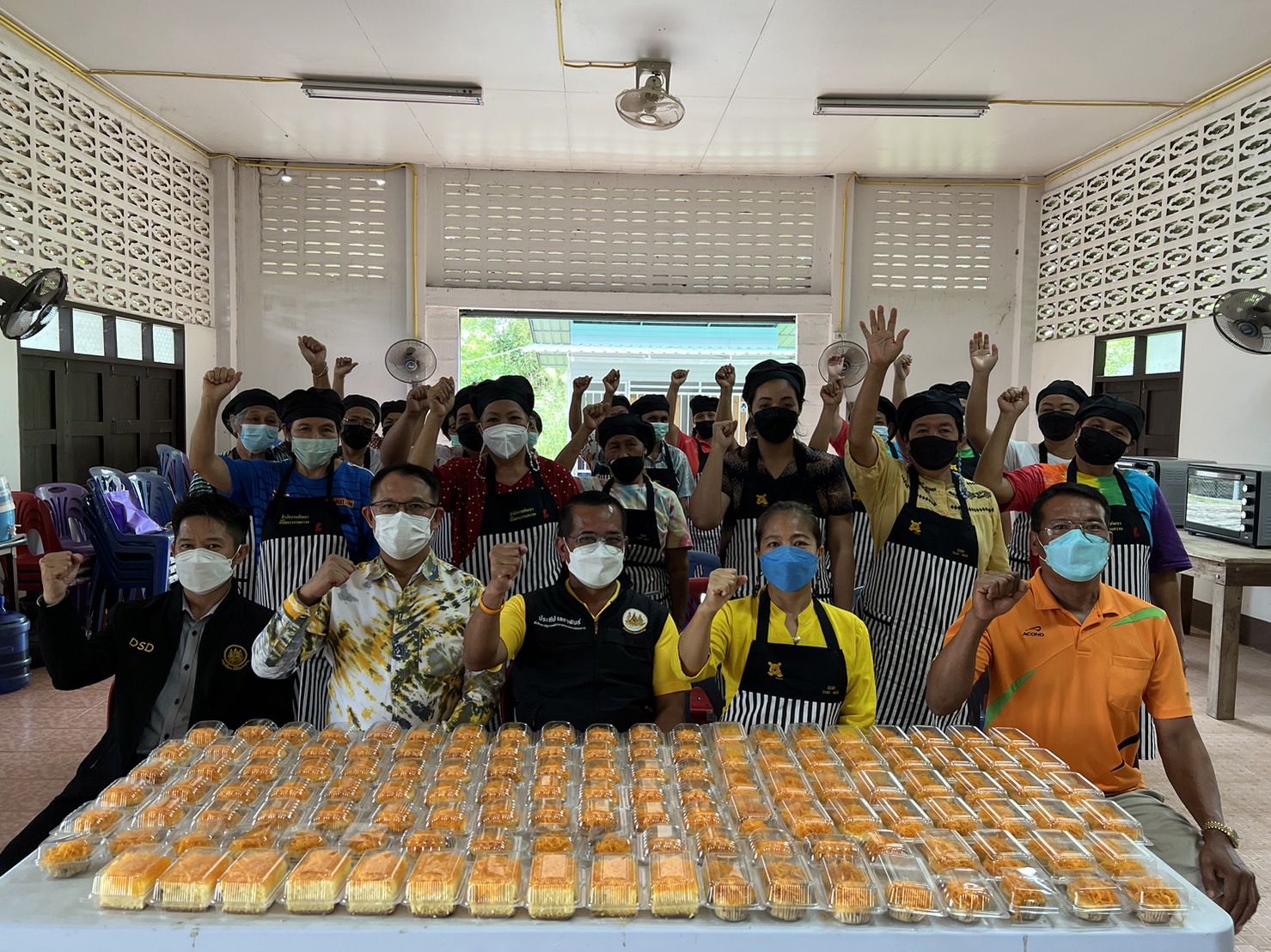 สำนักงานพัฒนาฝีมือแรงงานตราด สภาอุตสาหกรรมท่องเที่ยวจังหวัดตราด และจังหวัดตราด ร่วมสร้างทักษะ เพิ่มรายได้ มีงานทำ  “ในสาขาการทำเบเกอรี่”